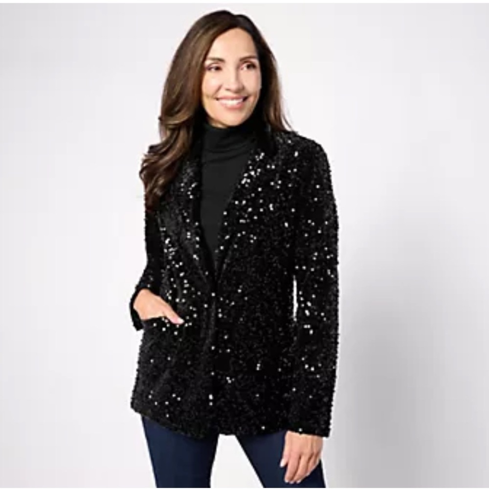 Sequin Black Women's Jacket